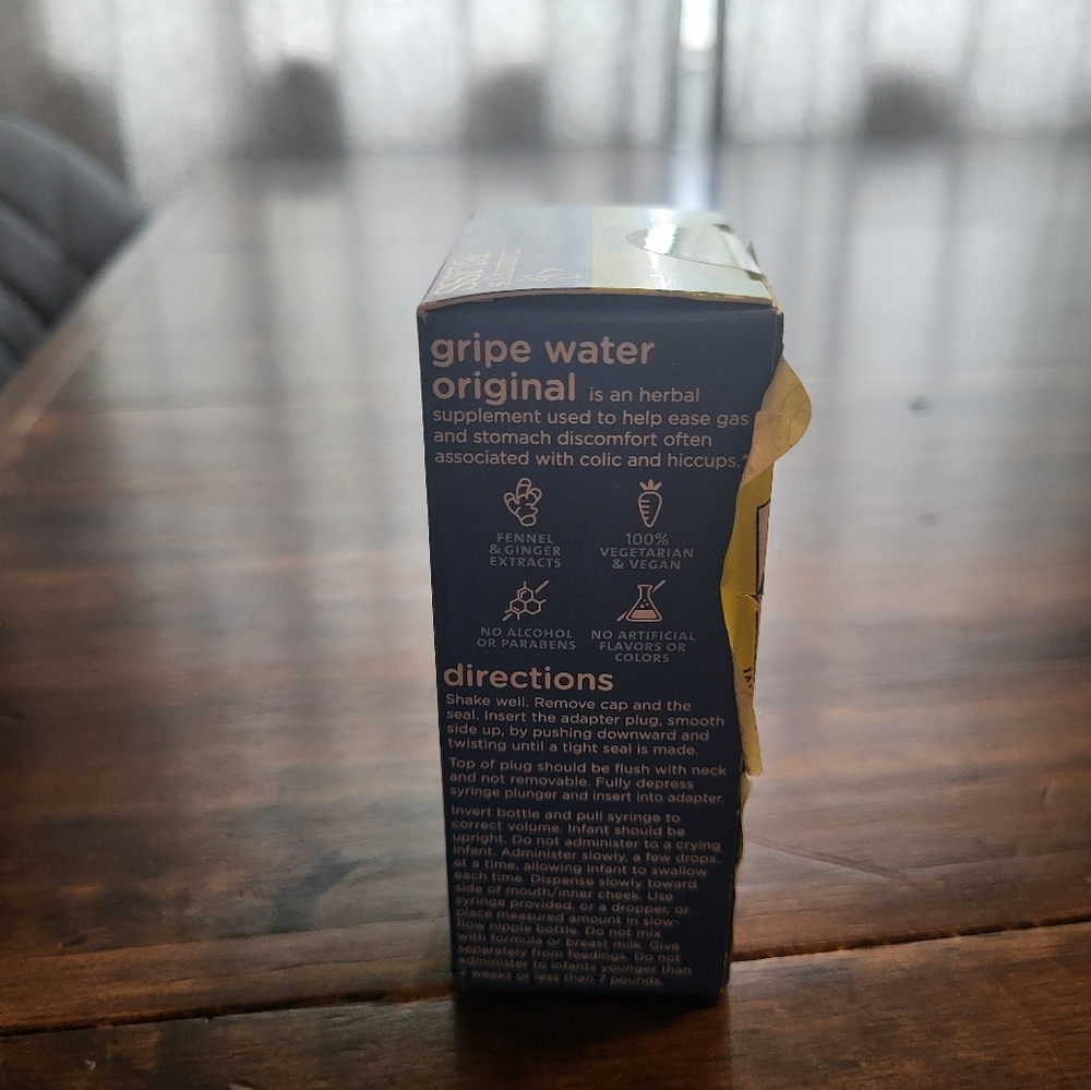 Unopened Original mommys BLISS Gripe Water 2 fl oz - Picture 2 of 4